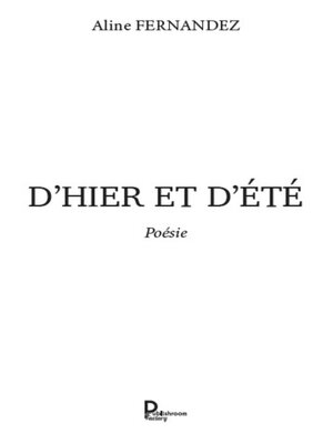 cover image of D'hier et d'été